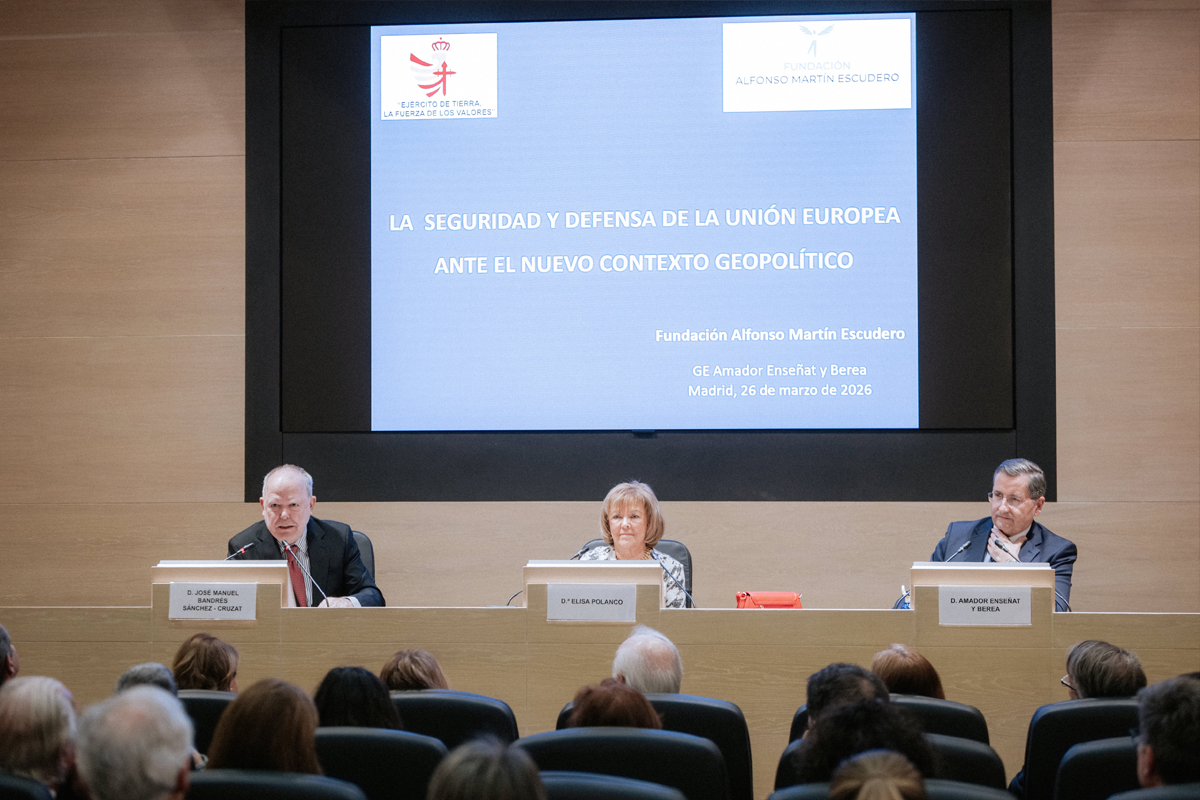Conferencias en Madrid de la fundación Alfonso Martín Escudero